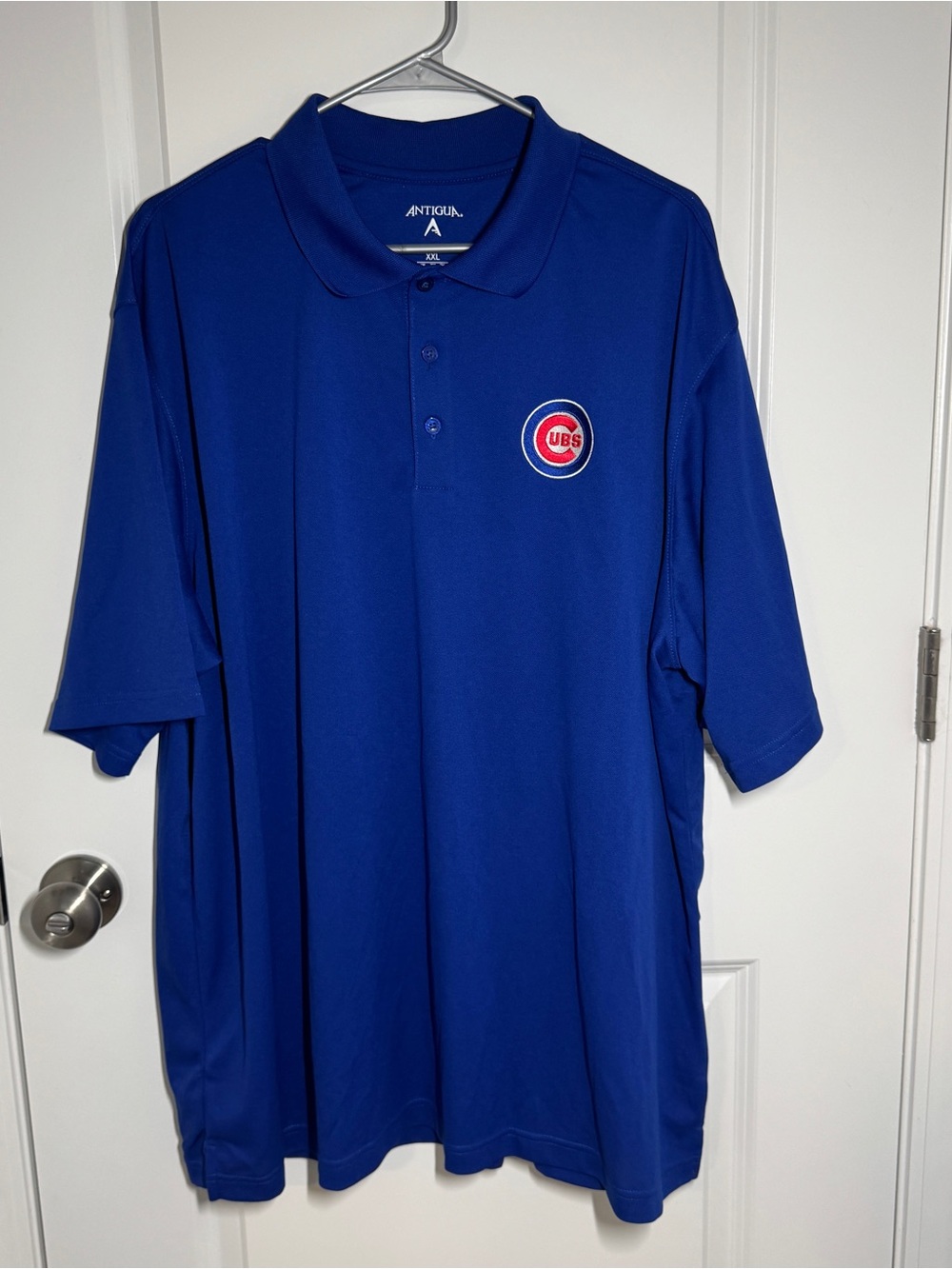 Antigua Royal Blue Chicago Cubs Polo Shirt